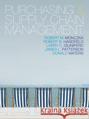 PURCHASING SUPPLY CHAIN MNGMT Robert M. Monczka, Donald Waters 9781473709140