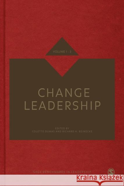 Change Leadership Colette Dumas 9781473902770 Sage Publications Ltd