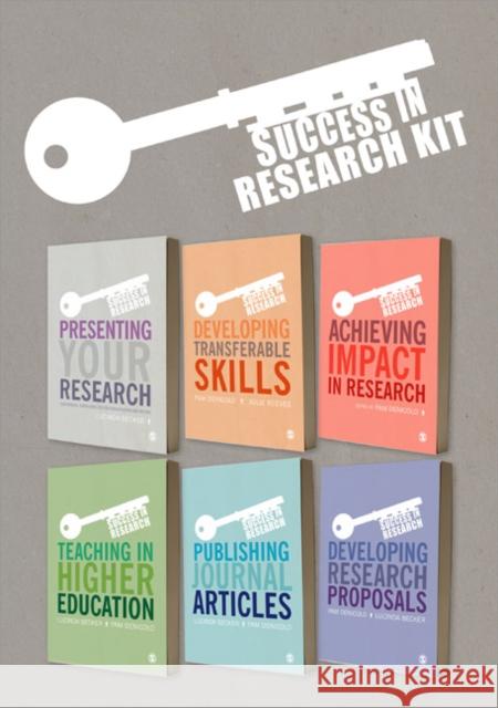 The Success in Research Kit Pam Denicolo Lucinda Becker Julie Reeves 9781473906808 SAGE Publications Ltd