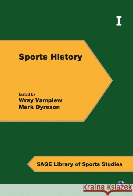 Sports History W Vamplew 9781473919433 Sage Publications Ltd