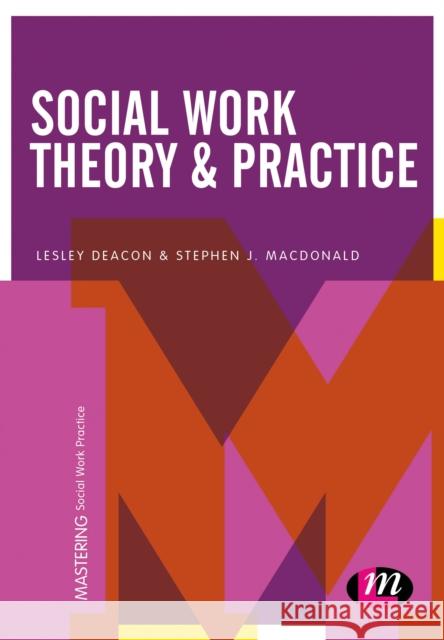Social Work Theory and Practice Lesley Deacon Stephen J. MacDonald 9781473958692 Learning Matters