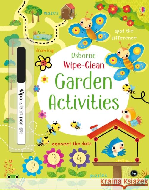 Wipe-Clean Garden Activities Kirsteen Robson 9781474919005 Usborne Publishing Ltd