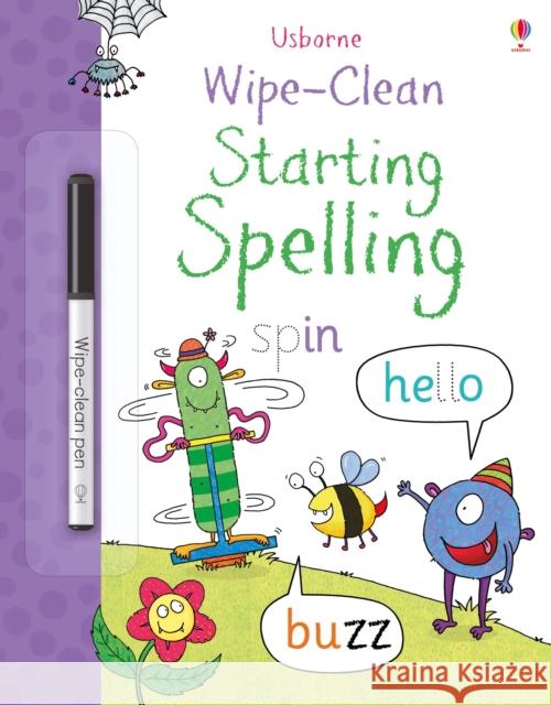 Wipe-clean Starting Spelling Jane Bingham 9781474922340 Wipe-clean Books