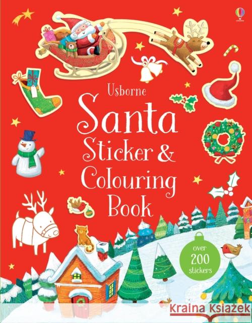 Santa Sticker and Colouring Book Taplin, Sam 9781474932820