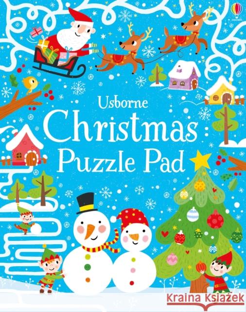 Christmas Puzzle Pad Tudhope, Simon 9781474937474 Usborne Publishing Ltd