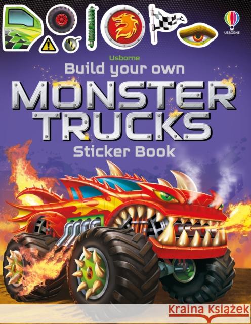 Build Your Own Monster Trucks Sticker Book Tudhope, Simon 9781474937504