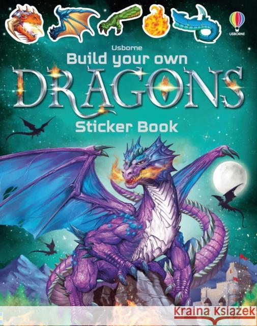 Build Your Own Dragons Sticker Book Simon Tudhope 9781474952118 Usborne Publishing Ltd