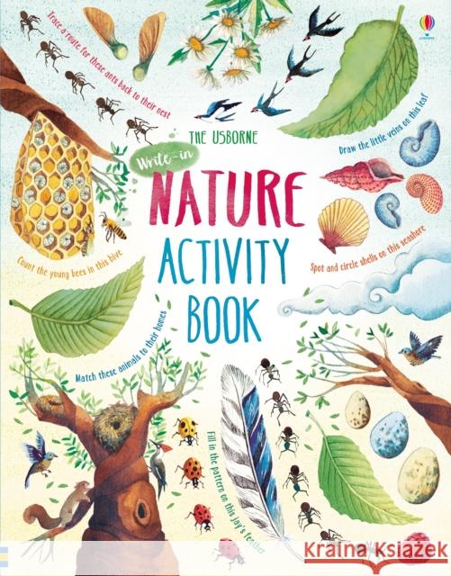 Nature Activity Book Emily Bone 9781474952835 Usborne Publishing Ltd