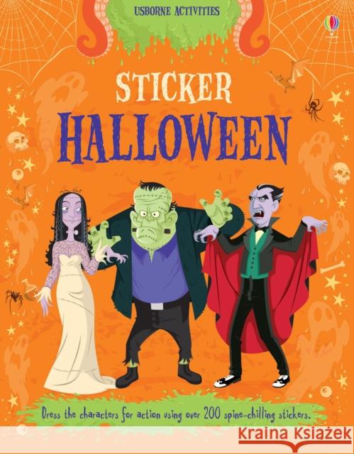 Sticker Halloween: A Halloween Book for Children Louie Stowell 9781474958349 Usborne Publishing Ltd