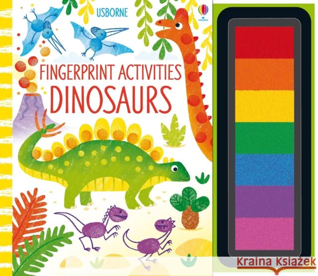 Fingerprint Activities Dinosaurs Fiona Watt 9781474967921 Usborne Publishing Ltd