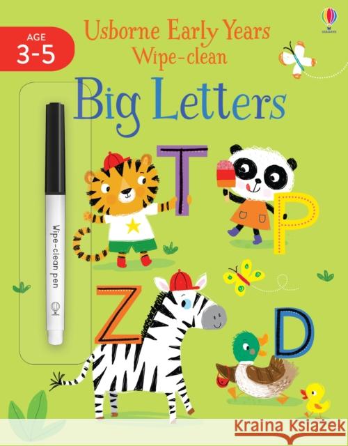 Early Years Wipe-Clean Big Letters Jessica Greenwell Ailie Busby  9781474968416 Usborne Publishing Ltd