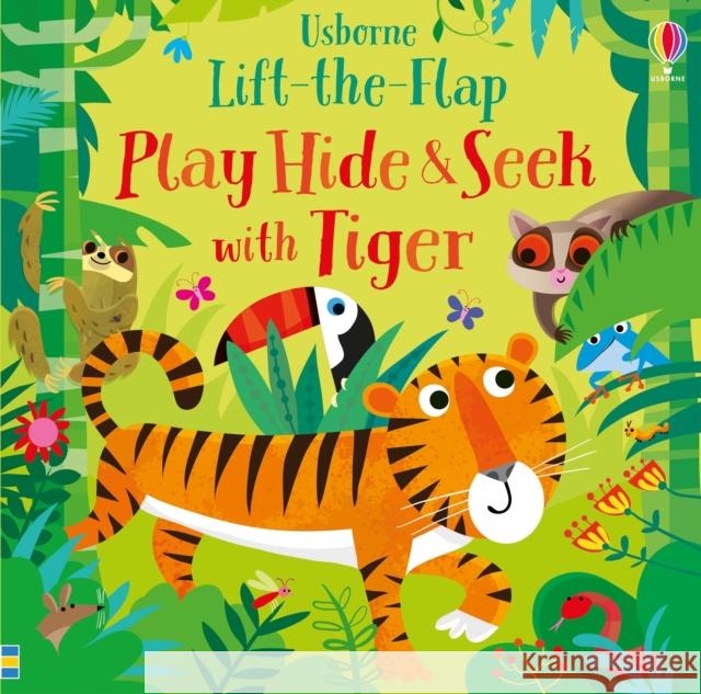 Play Hide and Seek with Tiger Sam Taplin 9781474968744 Usborne Publishing Ltd