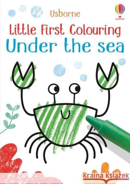 Little First Colouring Under the Sea Kirsteen Robson Jenny Brown  9781474980579 Usborne Publishing Ltd