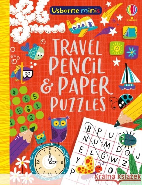 Travel Pencil and Paper Puzzles Kate Nolan Jordan Wray  9781474981064 Usborne Publishing Ltd