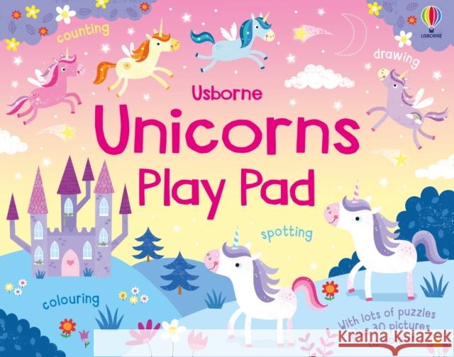 Unicorns Play Pad KIRSTEEN ROBSON 9781474985246 Usborne Publishing Ltd