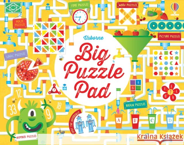 Big Puzzle Pad Kirsteen Robson Various  9781474985536 Usborne Publishing Ltd