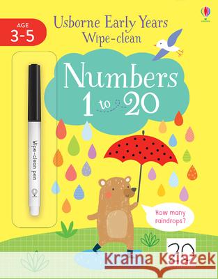 Early Years Wipe-Clean Numbers 1 to 20 Jessica Greenwell 9781474986656