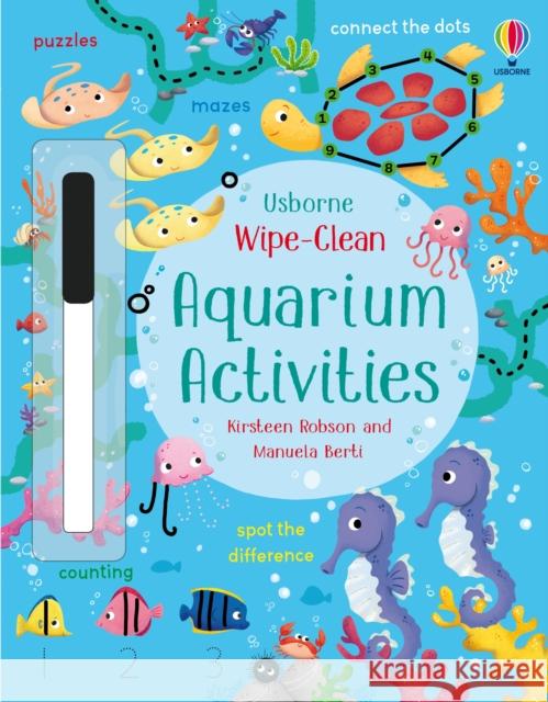 Wipe-Clean Aquarium Activities KIRSTEEN ROBSON 9781474986830 USBORNE