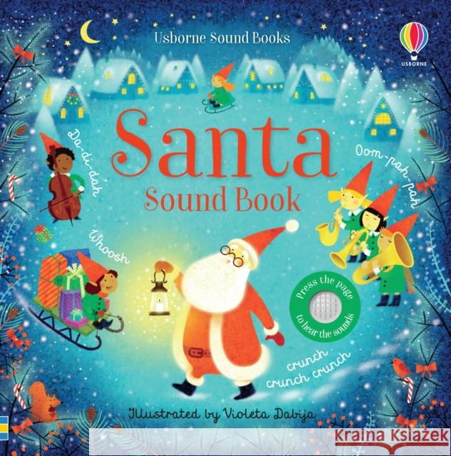 Santa Sound Book Sam Taplin 9781474988834 Usborne Publishing Ltd