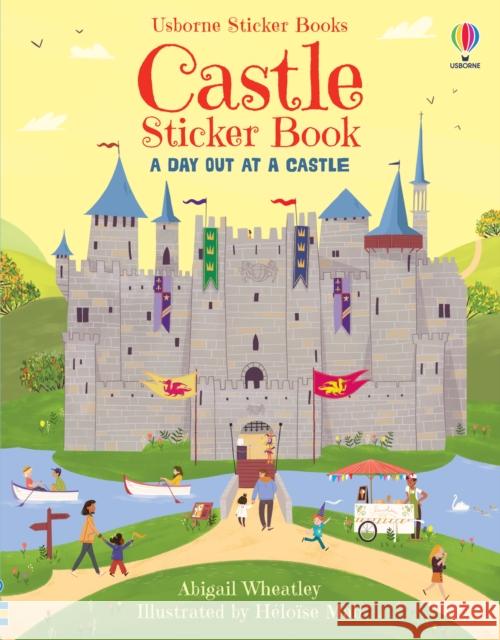 Castle Sticker Book Heloise Mab Abigail Wheatley  9781474989039 Usborne Publishing Ltd