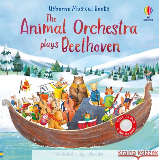 The Animal Orchestra Plays Beethoven Sam Taplin 9781474990691 Usborne Publishing Ltd