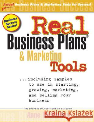 Real Business Plans and Marketing Tools Anne McKinney 9781475094053