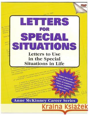 Letters For Special Situations McKinney, Anne 9781475094350 Createspace