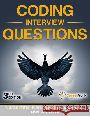 Coding Interview Questions Narasimha Karumanchi 9781475293531 Createspace