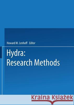 Hydra: Research Methods Howard Lenhoff 9781475705980