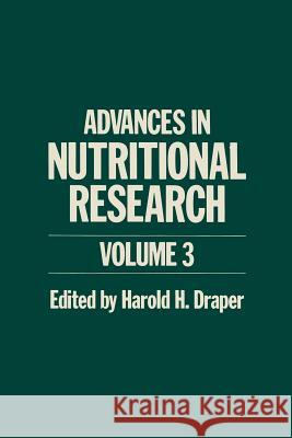 Advances in Nutritional Research H. Draper 9781475744507 Springer