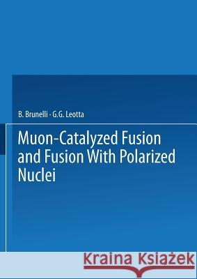 Muon-Catalyzed Fusion and Fusion with Polarized Nuclei B. Brunelli G. G. Leotta 9781475759327 Springer