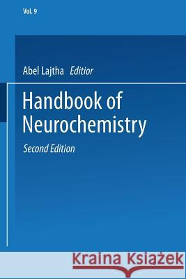 Alterations of Metabolites in the Nervous System Abel Lajtha 9781475767421