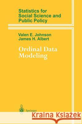 Ordinal Data Modeling Valen E. Johnson James H. Albert 9781475772906 Springer