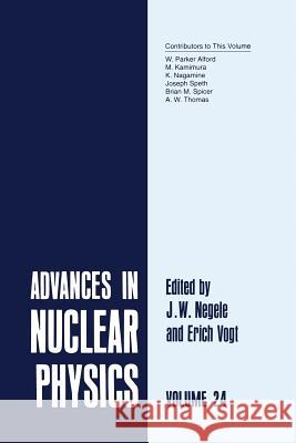 Advances in Nuclear Physics: Volume 24 Negele, J. W. 9781475787887 Springer