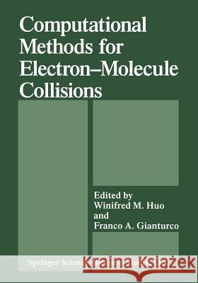 Computational Methods for Electron--Molecule Collisions Gianturco, Franco A. 9781475797992 Springer
