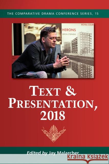 Text & Presentation, 2018 Jay Malarcher 9781476670379 McFarland & Company