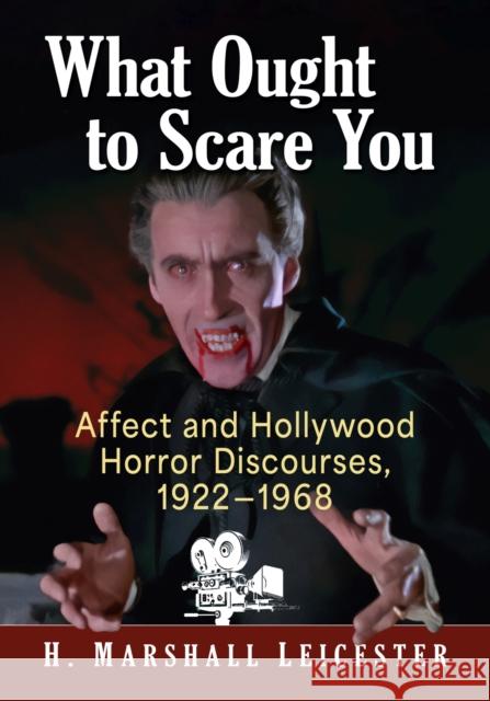 What Ought to Scare You H. Marshall Leicester 9781476689791 McFarland & Co  Inc