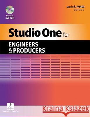 Studio One for Engineers & Producers [With DVD ROM] Edstrom, William 9781476806020 Hal Leonard Publishing Corporation