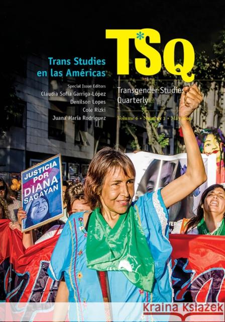 Trans Studies En Las Americas Cole Rizki Juana Mar Rodriguez 9781478004998