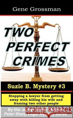 Two Perfect Crimes: Suzi B. Mystery #3: Stopping a lawyer from getting away with murder Grossman, Gene 9781479289677
