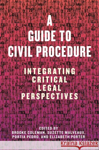 A Guide to Civil Procedure: Integrating Critical Legal Perspectives  9781479805938 New York University Press