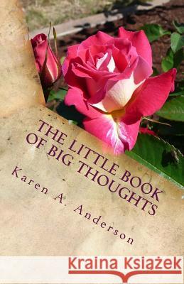 The Little Book of BIG Thoughts-Vol. 1 Anderson, Karen a. 9781480132856 Createspace