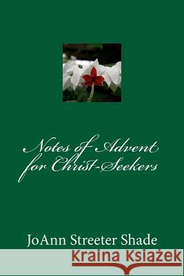 Notes of Advent for Christ-Seekers Joann Streete 9781480166387 Createspace Independent Publishing Platform