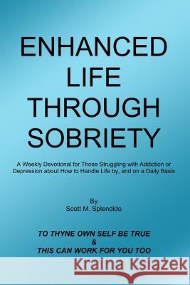 Enhanced Life Through Sobriety Scott M. Splendido 9781480971738 Rosedog Books