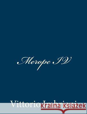Merope IV Vittorio Imbriani 9781481047104 Createspace