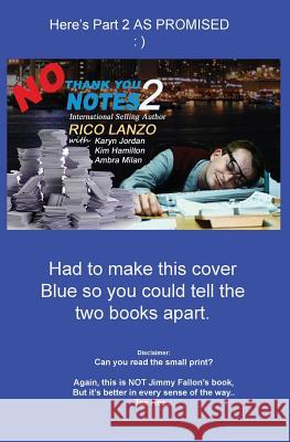 No Thank You Notes 2 Jonathan Hope Rico Lanzo Karyn Jordan 9781481183666 Cambridge University Press