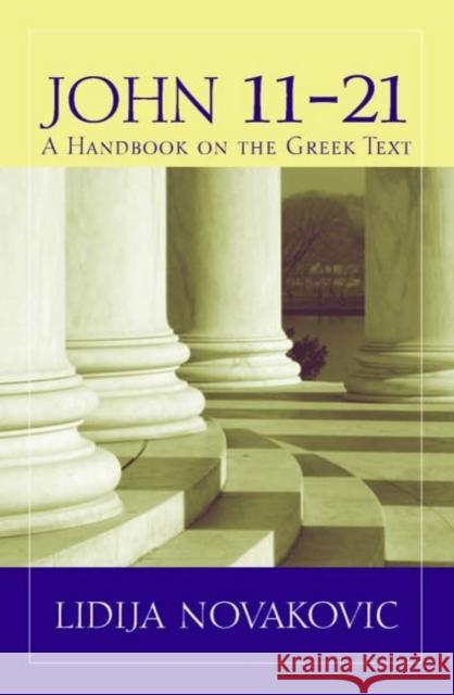 John 11-21: A Handbook on the Greek Text Novakovic, Lidija 9781481312141