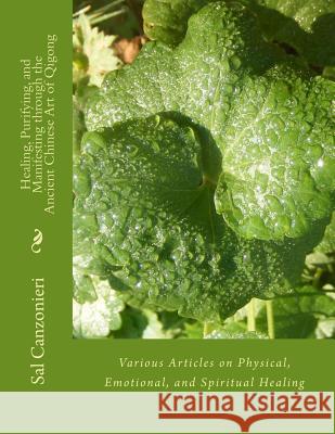 Healing, Purifying, and Manifesting through the Ancient Chinese Art of Qigong: Various Articles on Physical, Emotional, and Spiritual Healing Canzonieri, Sal 9781482080995 Createspace