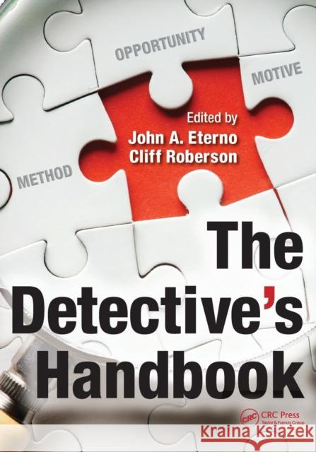 The Detective's Handbook  9781482260045 Apple Academic Press