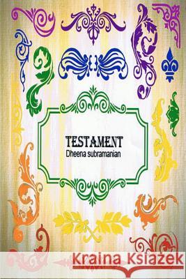 Testament: The Book of Books MR Dheena Subramanian 9781482586862